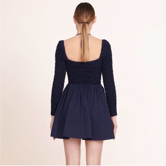 Staud Cassidy dress Size (4) Small navy blue (NWT) - Picture 2 of 7